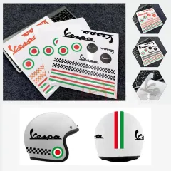 For Vespa Helmet Sticker Scooter gts gtv Spring 50 125 150 200 250 300 300  Sprint