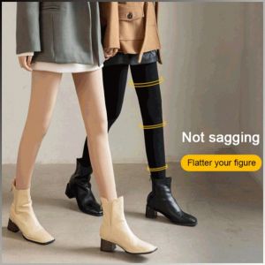 Pantyhose Fake Translucent Flesh Permeability Casual Pants Warm and Tighten the Abdomen Firmness