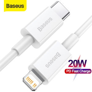 【PD 20W】Baseus USB C To Lightning Fast Charging Charge Cable Type C Cable for iPhone 14 Pro Max 13 12 Pro Data Charging USB Cable for iPhone 11Pro Type C Wire Code