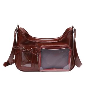 GOODOO Harajuku Jk Shoulder Bag DIY Lolita Crossbody Bag Casual Big Capacity Transparent Ita Bag Women