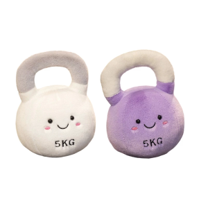 Tập thể dục vui tươi ném gối vải nhung mềm mại kettlebell phát triển cảm giác quà tặng cho trẻ sơ sinh Trắng