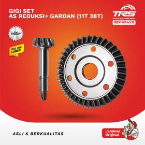 TRS Gigi Gardan Set Kaisar 11T 38T As Reduksi Dan Gigi Matahari Motor Roda Tiga Oem Kaisar Nozomi Spareparts Original TRS SEMARANG