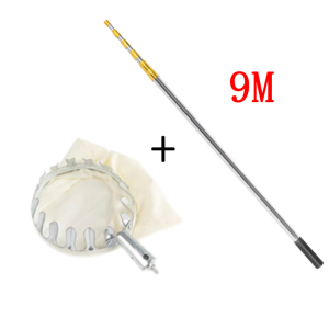 Fruit picker✔with adjustable long pole 5/7/9 M pineapple mango Fruit Picker Stainless steel Multi functional gardening tools