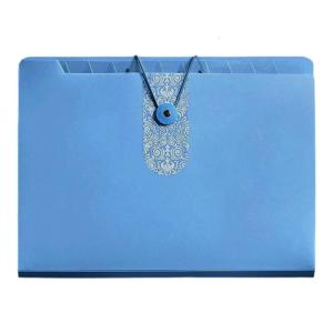 12 Pockets Expanding File Folder Letter Size File Organiser Sorting Folder Expandable Document Organiser 325x245mm