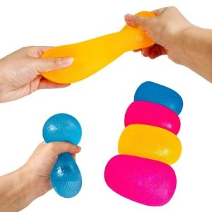 BNU0349 Slow Rebound Candy Squishy Toy Slow Rising Soft Texture Candy Fidget Toy Rainbow Ball Shapeable Candy Squeeze Toy Teens