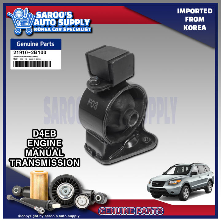 Front Engine Mount Bracket 2191026200 For Hyundai Santa Fe 2001-2006