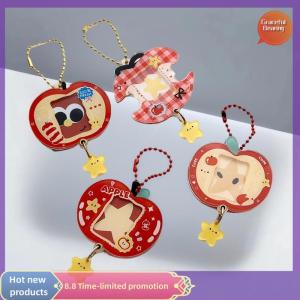 Graceful 1in ảnh chủ thẻ phim hoạt hình Apple hình album ảnh Keychain cho túi Acrylic quyến rũ Kpop thần tượng photocard bảo vệ Bìa