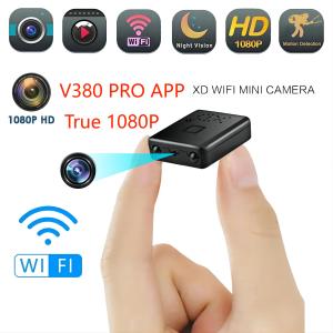 [COD&local ] 4K Full HD1080P Mini ip Cam XD WiFi Night Vision spy Camera IR-CUT Motion Detection Security HD Video Recorder Suport V380 Pro APP