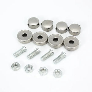 4PCS Screws Car License Plate Bolts Anti Theft Alloy Plate Frame Bolts