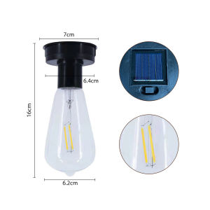 โคมตะเกียงไฟ LED ตะเกียงวินเทจ โคมไฟโซล่าเซลล์ ไฟตั้งแคมปิ้ง โคมไฟแต่งสวน โคมไฟแสงอาทิตย์