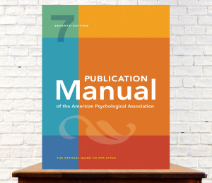 Publication Manual of the American Psychological Association [Reprint]