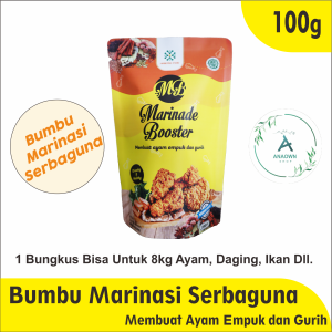 Bumbu Marinasi - Marinasi Serbaguna - Ayam Ikan Sapi Kambing Tahu dan Tempe - Bumbu Masak - Marinade Booster 100g - MB 100 g