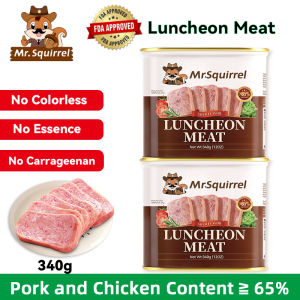 Mr.Squirrel Luncheon Meat 340g High Quality Luncheon meat purefoods lotte (Mix of Chicken & Pork) Wholesale