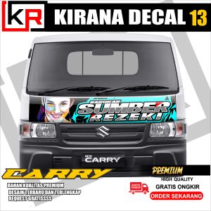 STIKER DECAL KABIN DEPAN NEW CARRY PICK UP KIRANA DECAL KODE 13