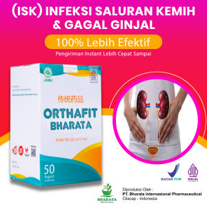 Orthafit Bharata Obat Gagal Ginjal Cuci Darah dan ISK Infeksi Saluran Kemih Ampuh BPOM dan Halal MUI