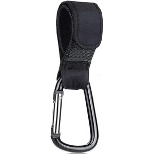 10PCS Baby Stroller Hook Clip Aluminum Alloy Carabiner Cart Organizer Diaper Bag Pram Hook Hanger Stroller Outdoor Camping Tool