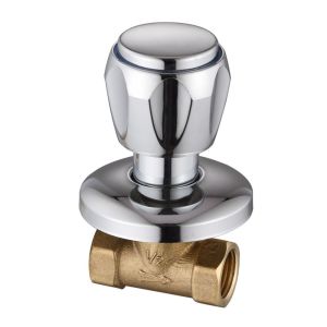 YUNAFIN Đồng thau Van chặn vòi hoa sen Quay tròn/quay tròn Mở nhanh Công tắc giấu liên kết đường ống Hữu ích 1/2 "3/4" Van ngắt Phụ kiện ống nước