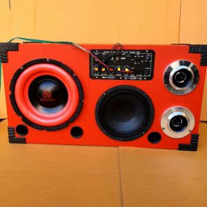 ลำโพงบลูทูธ USB LINE-in ดอกซับ 8 นิ้ว ดอกกลาง 6.5 นิ้ว ดอกแหลม 4 นิ้ว เชื่อมต่อผู้คนและเสียงดี ดีไซน์สวย (มีชำระหนี้เช่น ชำระหนี้ที่เสียง ชำระหนี้การแบ่ง และเสียงสมัคร)