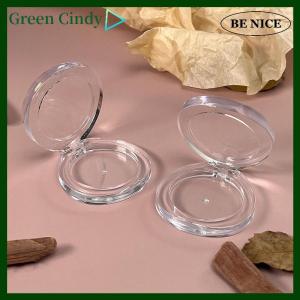 [Green Cindy] Rỗng Trang Điểm Eyeshadow Hộp Vòng Eyeshadow Blush Che Khuyết Điểm Lưu Trữ Trường Hợp Du Lịch Eyeshadow Container Cho Phụ Nữ Cô Gái
