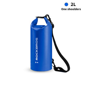 ROCKBROS กระเป๋าว่ายน้ำกีฬา2-10L พีวีซีกระเป๋าแฟชั่นกระเป๋าเป้สะพายหลังกันน้ำสำหรับผู้หญิงผู้ชายกีฬาเดินป่ากลางแจ้งกระเป๋าพับได้