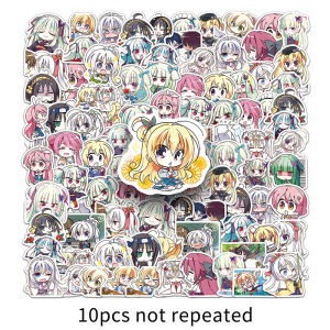 53PCS Game Qianlian Wanhua Theme Cartoon Graffiti Stickers Waterproof Decoration Self-adhesive without marks and no glue left HD printing