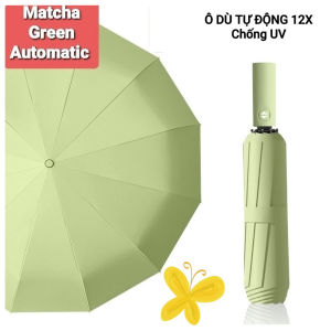 Ô Dù Che Mưa Che Nắng 12 Nan Tự Động Gấp GọnThép Chịu Lực Tốt. Chất Liệu Vải Dù Chống Tia UV