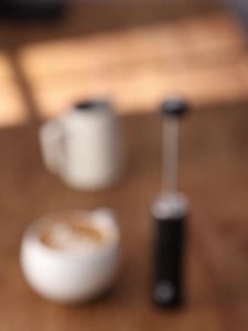 Bincoo New Milk Foamer Coffee Whisk Mixer Electric Blender Egg BeaterFrother Handle Stirrer Cappuccino Maker Cooking Tools