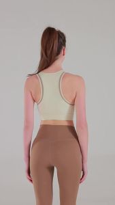 Lulu Lulu chống đẩy chống sốc Tích Hợp đồ lót thể thao cho nữ Lulu ngực tập luyện tập yoga lưng làm đẹp phong cách