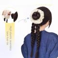OBDUTE White Lace Hair Bands Ponytail Holders Hair Artifact Korean Style Pony Tail Hairpiece Elegant Synthetic Boxing Braided Wig Women. 