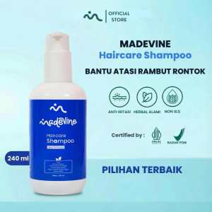 MADEVINE Hair Shampoo 240ml Solusi Atasi Rambut Rontok dari Ekstrak Minyak Kemiri