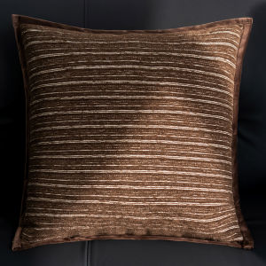 30x50cm/45x45cm Vintage Brown Jacquard Cushion Cover Velvet Trim Palm Tree Geometric Pleated Decorative Throw Pillow Cover for Sofa Home Decor