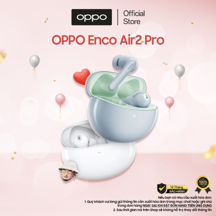 Tai Nghe Không Dây TWS OPPO Enco Air 2 Pro - Hàng Chính Hãng