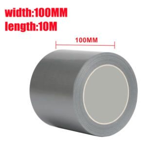Super Sticky 10/20M Decoration Cloth Duct DIY Tape Thickening Carpet Floor Home Waterproof Grey Adhesive Tapes High Viscosity Silvery