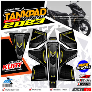STRIPING VARIO 125 2023 PELINDUNG DASHBOARD - TANKPAD - DECKPAD VARIO 125 2023 - BODY PROTECTOR DECK PAD COVER - SDV4