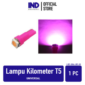 IND Onderdil LED Jagung 1 Titik T6 Universal Speedometer Motor Mobil T 5 Kilometer Spidometer Spido Speedo Kilo Meter KM Panel Dashboard Dash Board Kuning Hijau Ice Blue Merah Pink Putih Biru