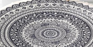 Lamoison Floor mat Rug Rag Carpet Washable Doormat Karpet Round Alas Kaki Dapur - CPR