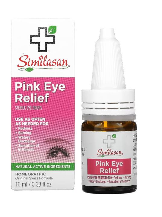 Similasan Pink Eye Relief Sterile Eye Drops 033 Fl Oz 10 Ml Lazada Ph 7185