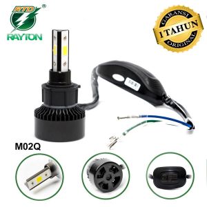 RTD Rayton Lampu Utama / Lampu Depan Motor LED Putih M02Q dengan KIPAS / FAN
