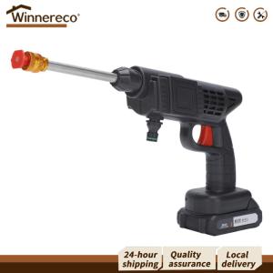 [Winnereco Flagship Mall] 26Bar 21V Cordless Car Washer Rechargeable Portable Cleaning Machine 3 Modes Foam Spray Machine for Washing Cars Flower