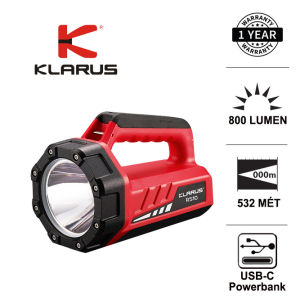 ĐÈN PIN XÁCH TAY KLARUS RS10 LED SST40 độ sáng 800 Lumen chiếu xa 532m cổng sạc dự phòng TYPE-C pin 8000mAh (kèm theo) Đèn Đèn pin