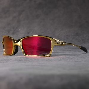 Polarized Metallic Sunglasses for Men and Women UV400 Mirrored Anti-Reflection for Driving and Camping.
