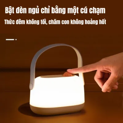 Đèn ngủ bé sơ sinh Đèn Cắm Trại Dã Ngoại di động đèn ngủ bỉm chống ánh sáng xanh giúp mẹ hút sữa và cho bé Đèn Trang Trí