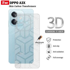 Skin Carbon Oppo A3X Garskin Anti Jamur Transformers Belakang