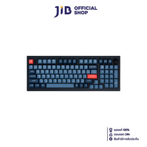 WIRELESS KEYBOARD (คีย์บอร์ดไร้สาย) KEYCHRON V5 MAX (QMK/VIA) (CARBON BLACK) RGB EN/TH (V5M-D6-TH)