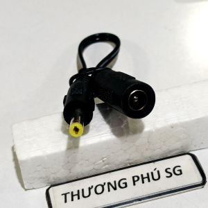 Cáp chuyển nguồn DC đầu 5.5mm x 2.1mm ra đầu 4.0mm x 1.7mm dài 15Cm / Giá bán 2 Sợi