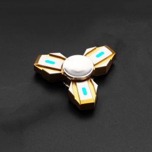 New EDC Stainless steel deformable finger spinner luminous and glow-in-the-dark for adults and children with ultra-long spin time