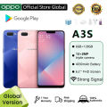 Oppo A3S Phone Original 6G RAM + 128GB ROM Cellphone Original 6.2” Full HD Screen Smartphone Android Phone 1 Year Warranty Big Sale Mobile Phone. 