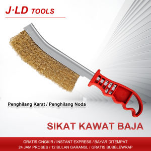 JLD Sikat Kawat Baja Sikat Kawat Golok Sikat Baja Bengkok kuningan Penghilang Karat/Penghilang Noda