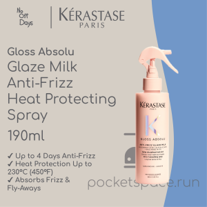 [⭐️ NEW LAUNCH] Kerastase Gloss Absolu Glaze Milk Anti-Frizz Heat Protecting Spray - 190ml
