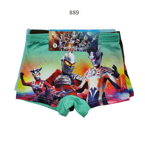 【3pcs/set】Underwear Kid Boy Boxer Cartoon Ultraman Children 889/5005/5047 男孩平角内裤 Seluar Dalam Boxer Kanak Budak Lelaki